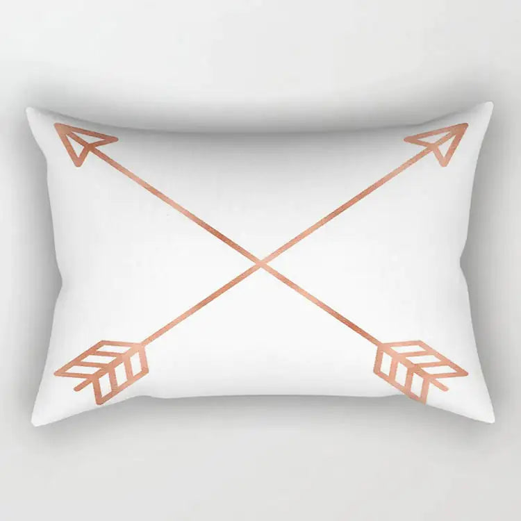 Rose Gold Powder Polyester Pillowcase