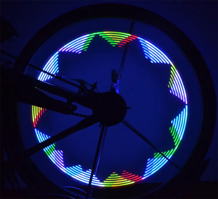 30 LED Colorful Knight Wheel Lights for Bikes