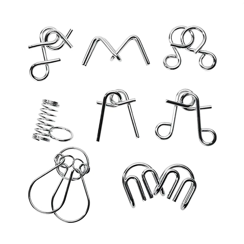 Intellectual Nine Ring Puzzle