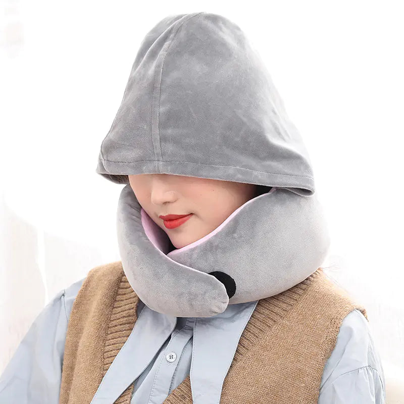 Snow Ear Memory Foam U-Shaped Cervical Pillow