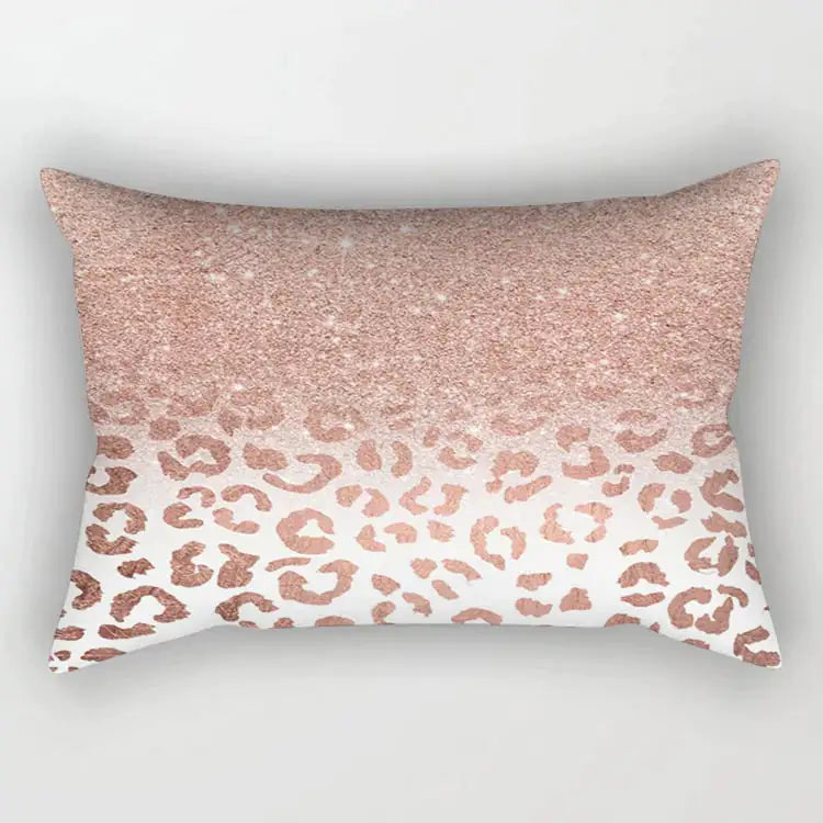 Rose Gold Powder Polyester Pillowcase