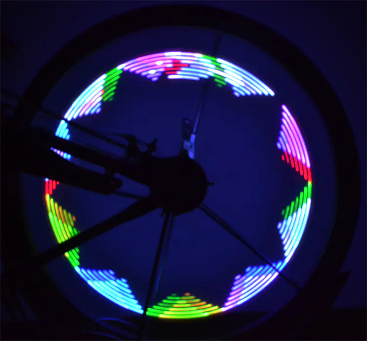 30 LED Colorful Knight Wheel Lights for Bikes