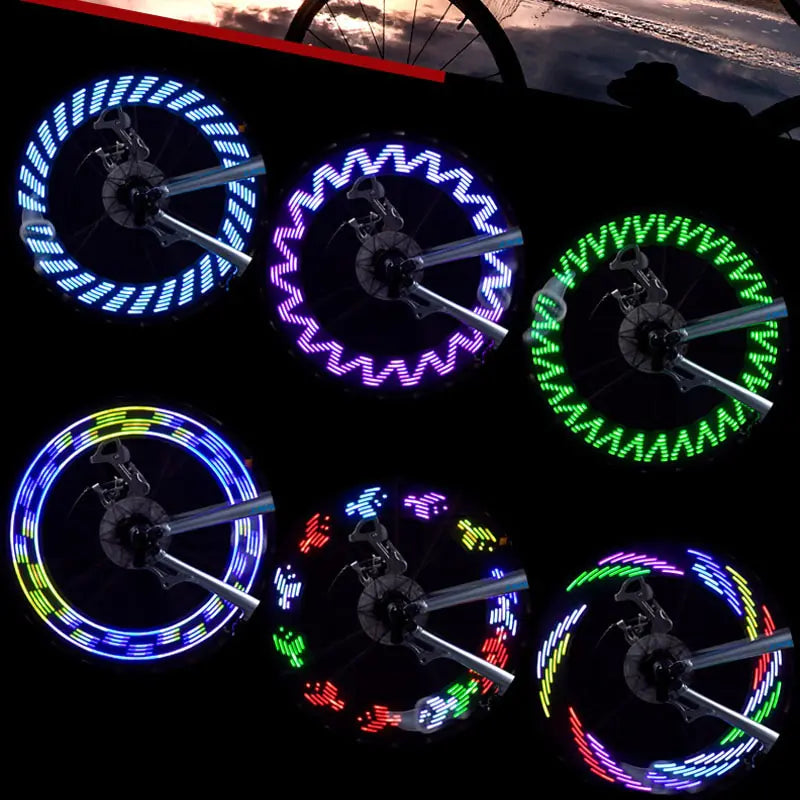 30 LED Colorful Knight Wheel Lights for Bikes