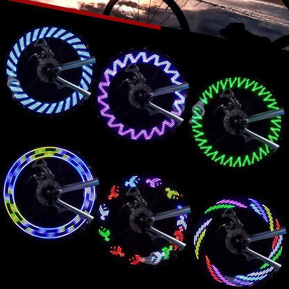 30 LED Colorful Knight Wheel Lights for Bikes
